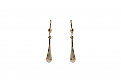 Gold earrings AU19539 1