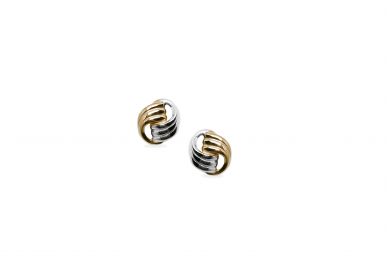 Gold earrings - Knot