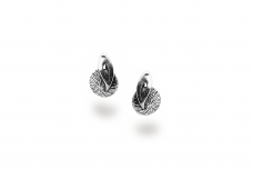 Silver earrings - Leaves