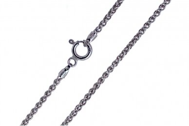 rhodium plated chain