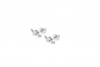 Silver earrings - Butterflies 1