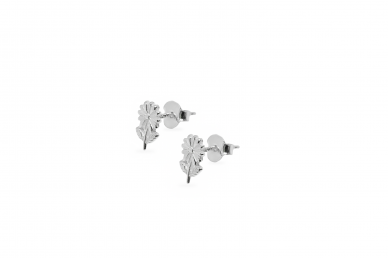 Silver earrings - Flowers 1