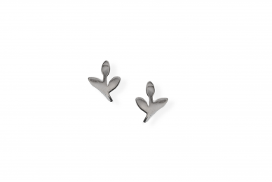 Silver earrings - Leaves