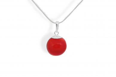 Silver pendant - Cherry 1