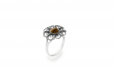 Silver ring - Flower