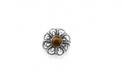 Silver ring - Flower 1