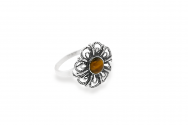 Silver ring - Flower 2