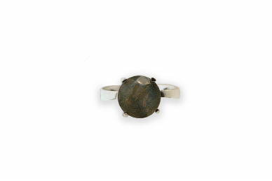 Silver ring with Labradorite 1