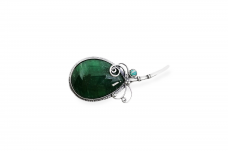 Exclusive brooch with Agate