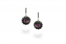 Exclusive earrings with Amethyst