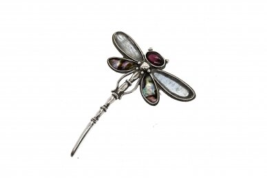 Exclusive brooch - pendant-  Kyanite dragonfly 1