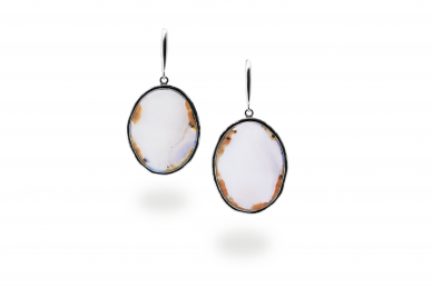 Exclusive earrings with Agate