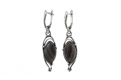 Exclusive earrings with Agate