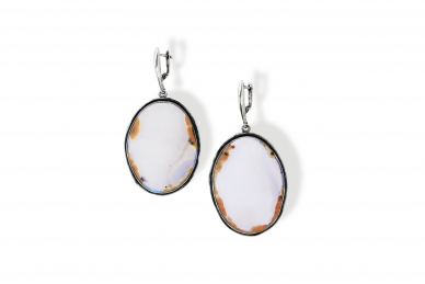 Exclusive earrings with Agate 1