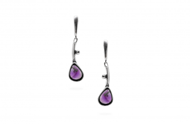 Exclusive earrings with Amethyst