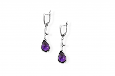 Exclusive earrings with Amethyst 1