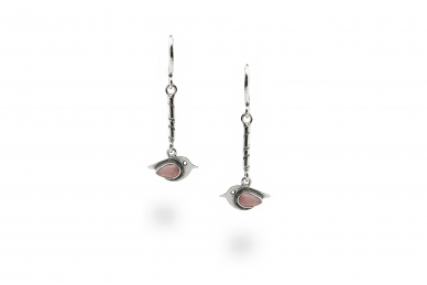 Exclusive earrings with Cat's Eye