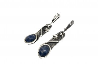 Exclusive earrings with Kyanite 1