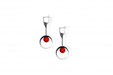 Exclusive earrings with Corals 1