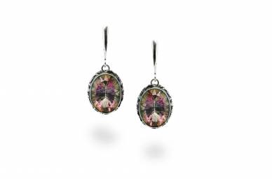 Exclusive earrings with Mystic Topaz