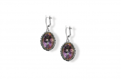 Exclusive earrings with Mystic Topaz 1