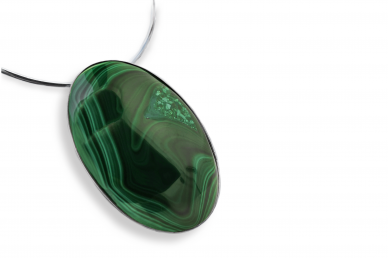 Exclusive solid pendant with Malachite 1