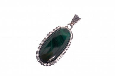 Pendant with malachite